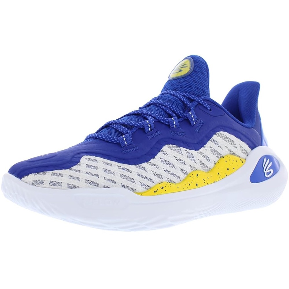 Under Armour Curry Flow Size 7 youth Blue and Yellow Athletic Shoes